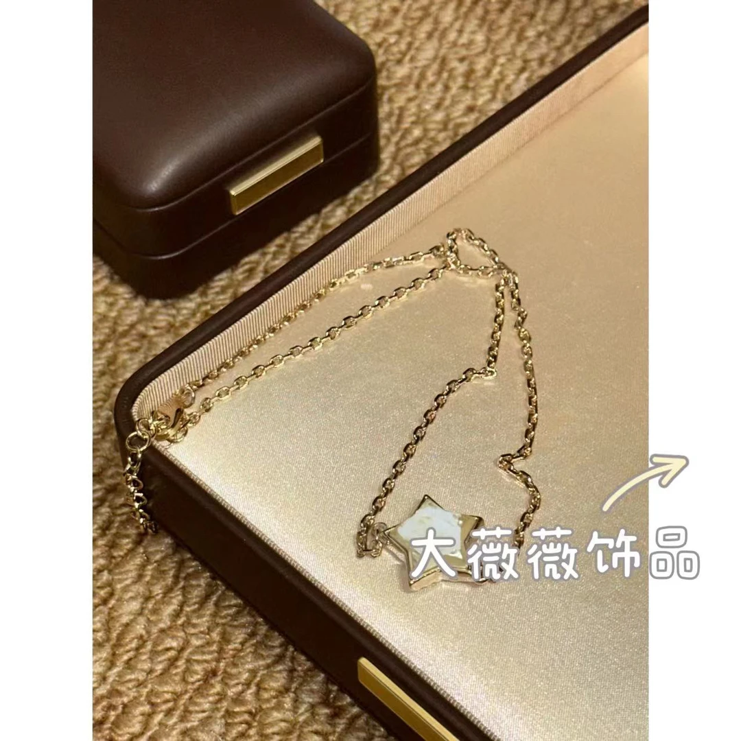 铜合金项链 轻奢五角星气质项链-67575