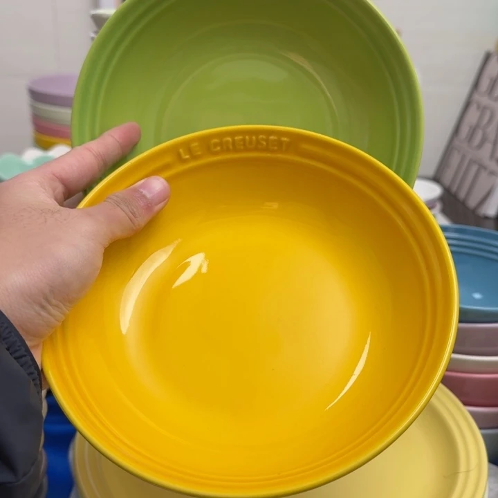 福利微瑕2个7英寸燕麦盘