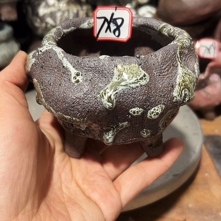粗陶花盆，现在都不一样