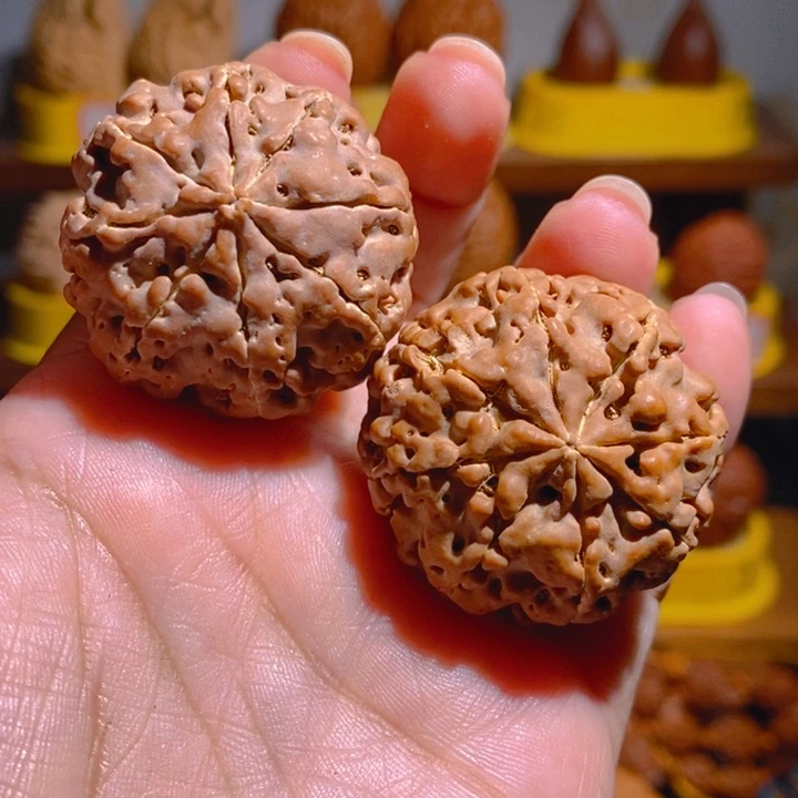 野生八瓣大金刚手把件36