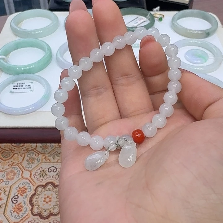 翡翠未镶嵌手链（序号1）点菜看细节