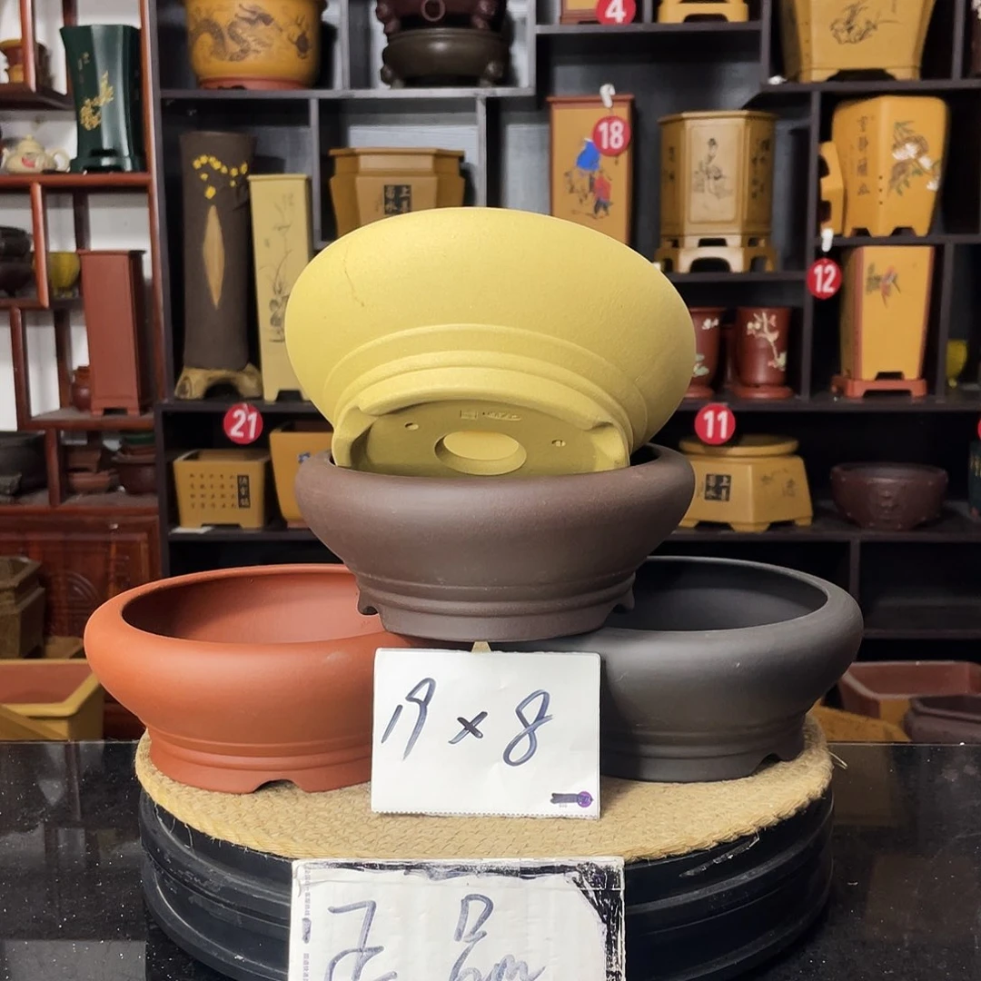 紫砂D-婉秋紫砂花盆