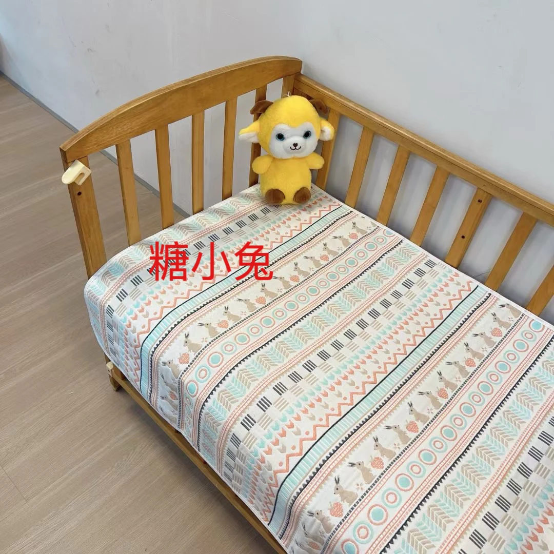 宝宝床6层纱布软凉席80*130