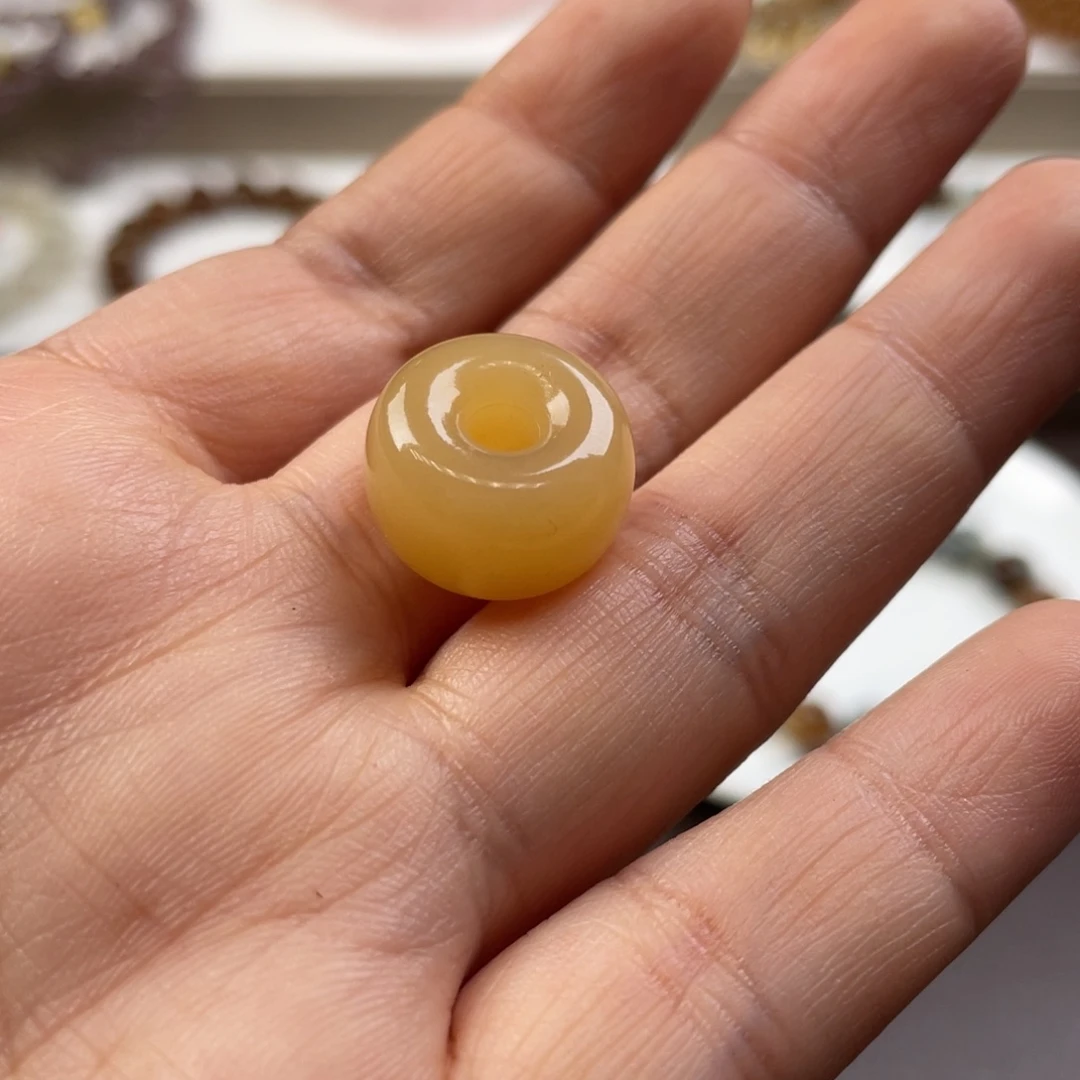 和田玉跑环未镶嵌