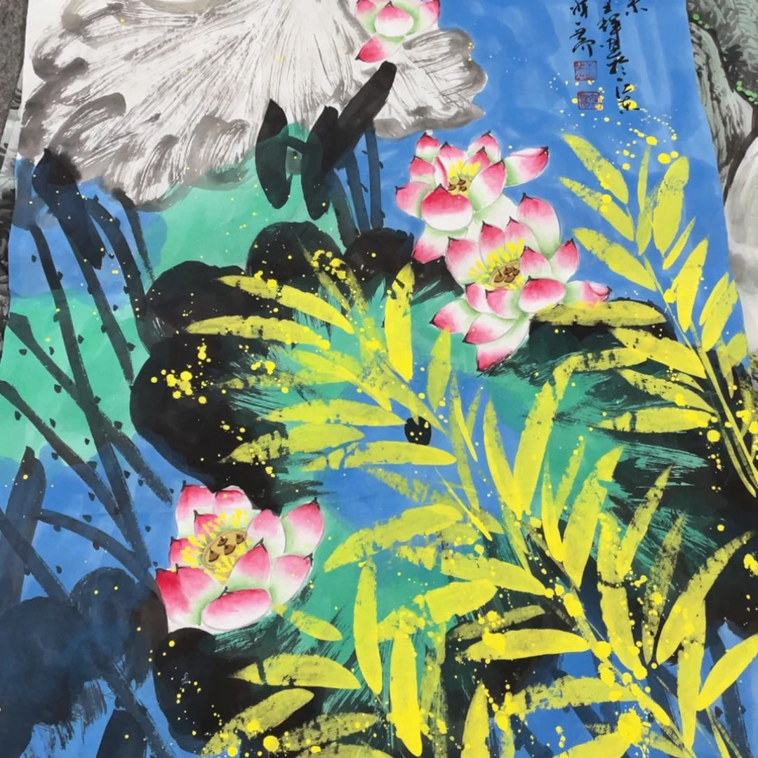 国画国画作品画画画画画心