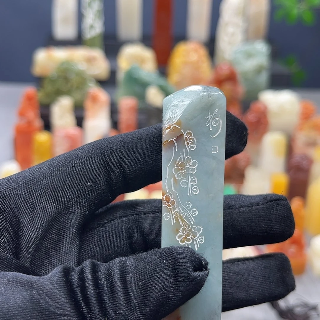 寿山石印石包邮包刻6739