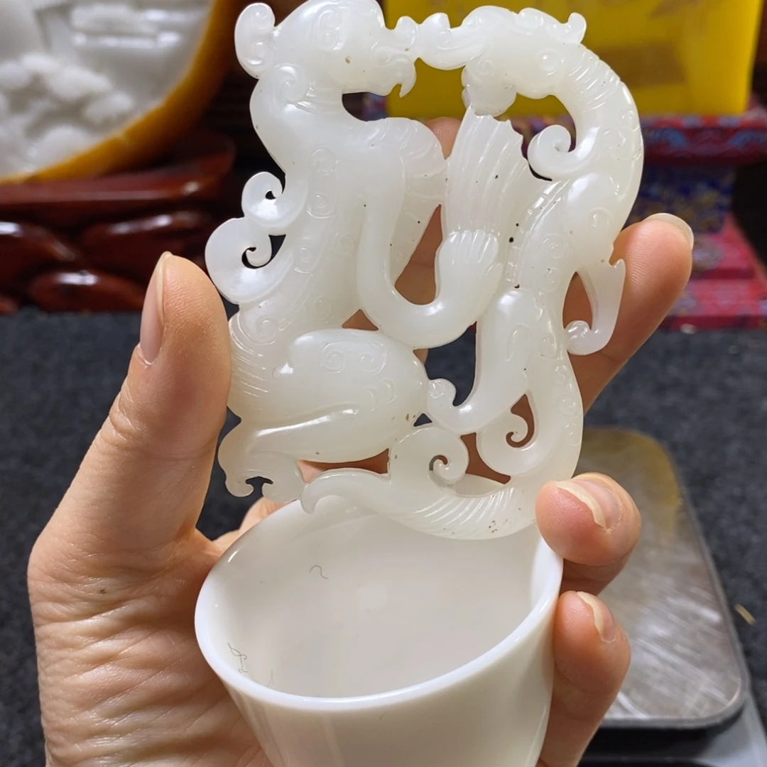 询***国瓷片精品美物大摆件