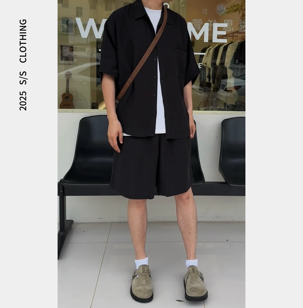 ATM STYLE「高质感 棉麻天丝」复古透气休闲套装