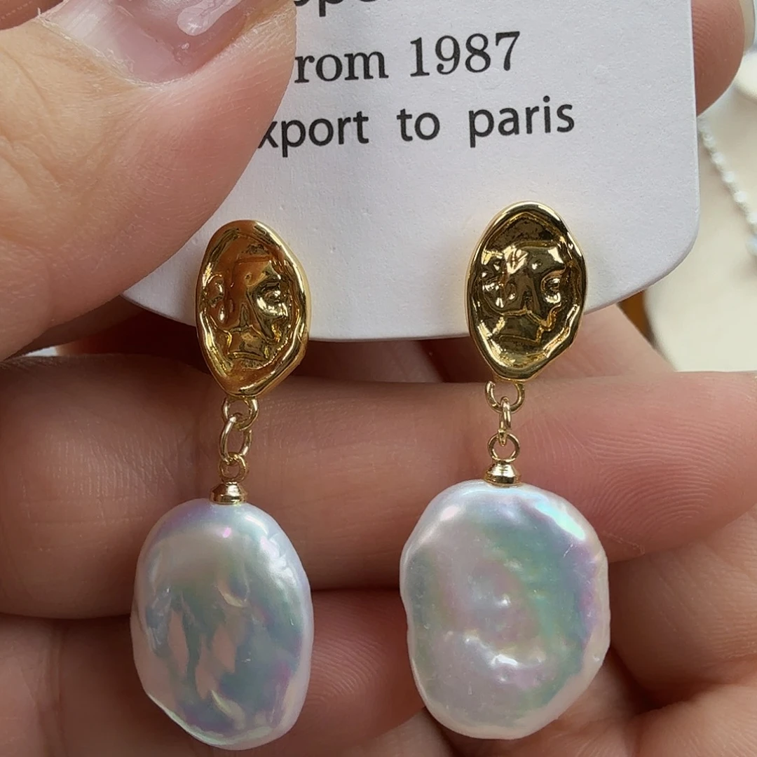 未镶嵌耳饰淡水珍珠