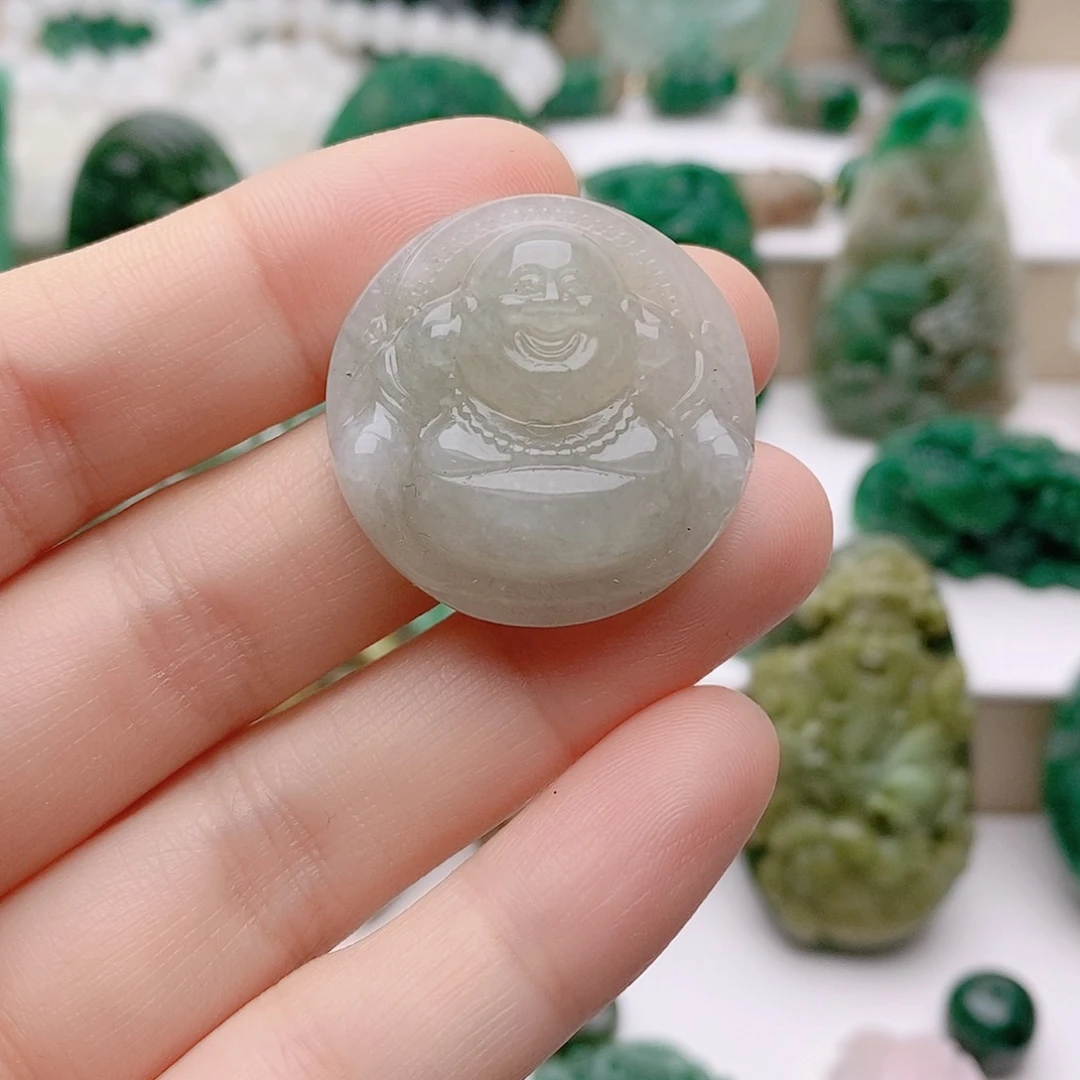 独山玉吊坠未镶嵌纯**士