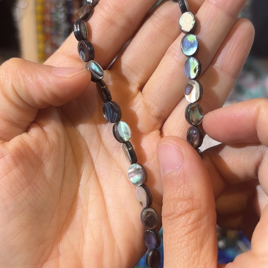 玛瑙/玉髓未镶嵌珠宝半成品鲍鱼贝卡6-8一条