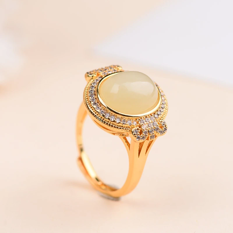 和田玉戒指简约款A22