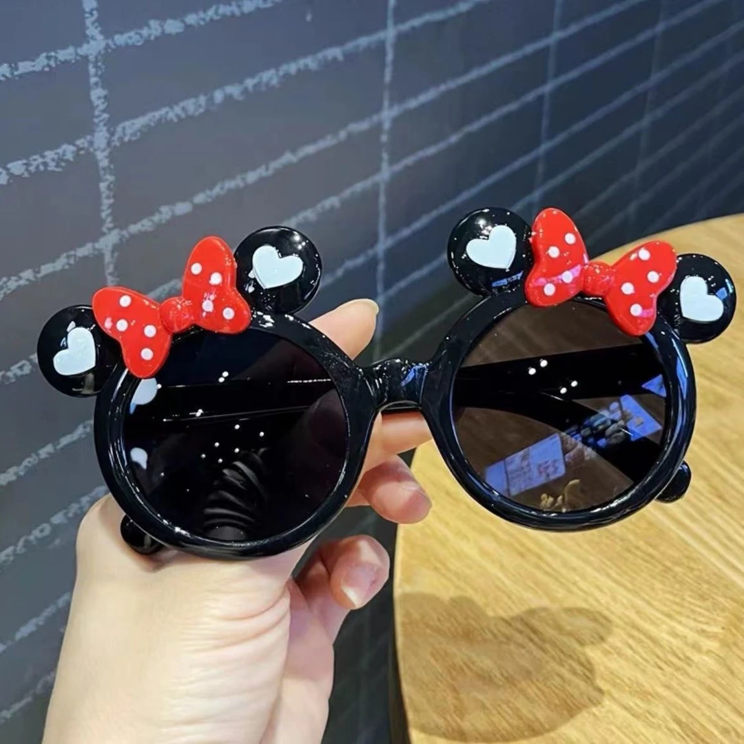 儿童太阳镜女童偏光卡通米奇宝宝墨镜防紫外线可爱小女孩遮阳眼镜