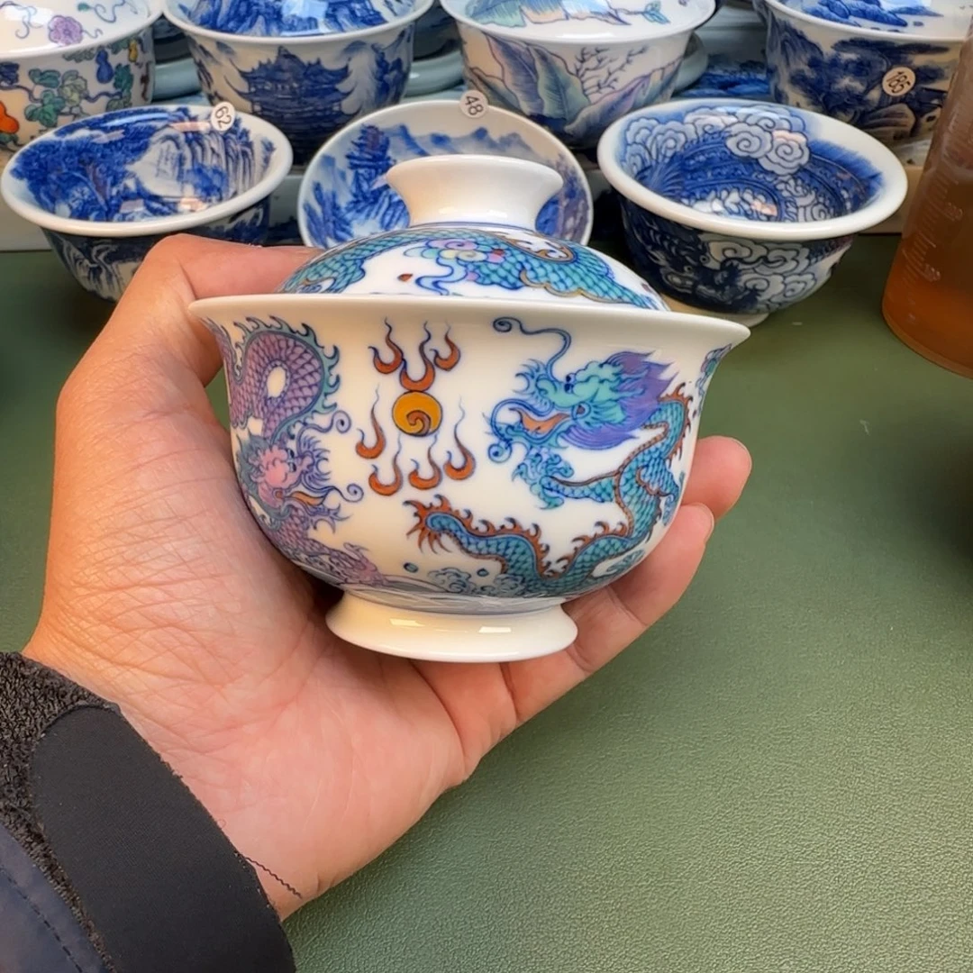 纯手工纯手绘茶具石头89
