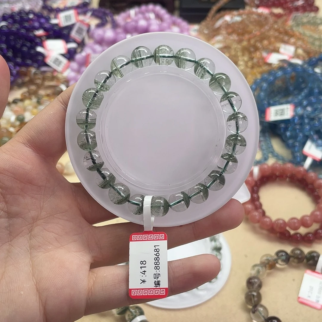 水晶手链未镶嵌淩*绿幽灵