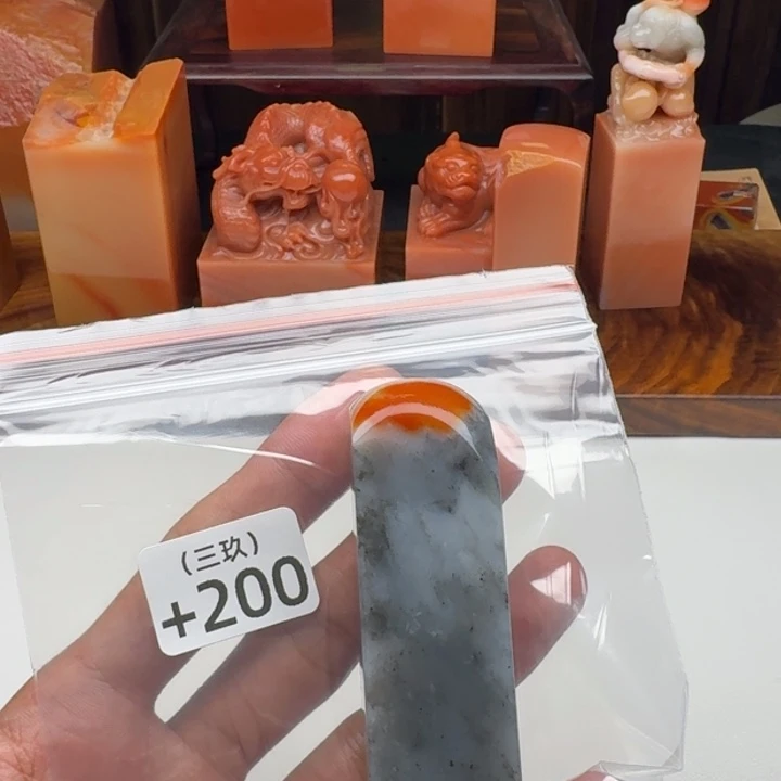六***鱼寿山石印石老挝 老挝 老挝