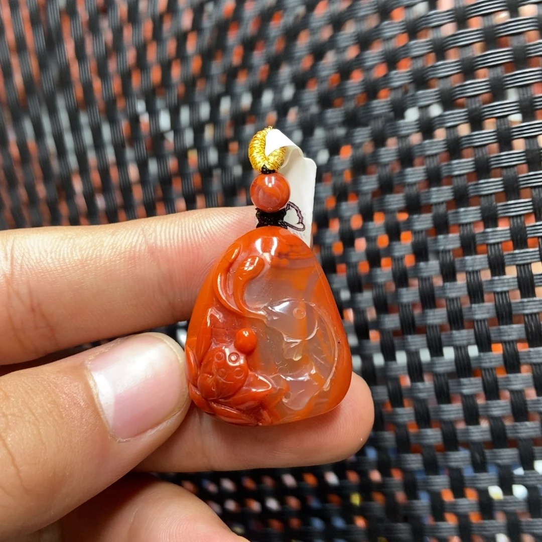 吊坠(不含链)未镶嵌南红玛瑙