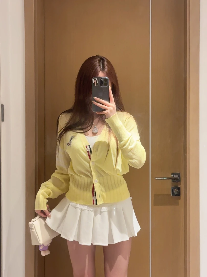 JJio九儿【小马烫钻开衫】慵懒高级小马烫钻重工开衫外套