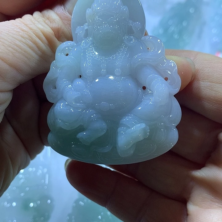 翡翠未镶嵌颈饰天然翡翠A货吊坠