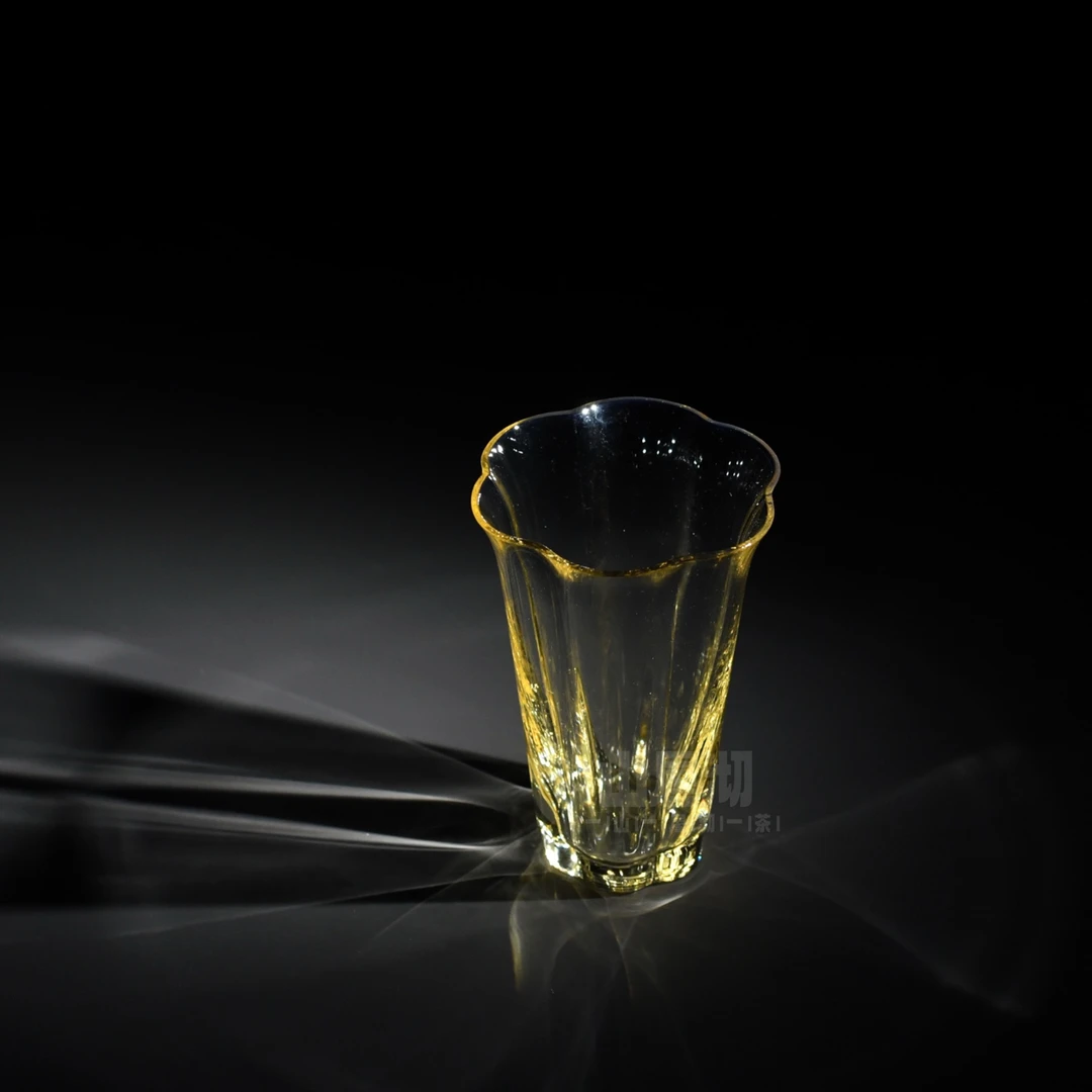 识云琉璃蜂蜜色龙井杯主人杯山屋沏精选东方琉璃