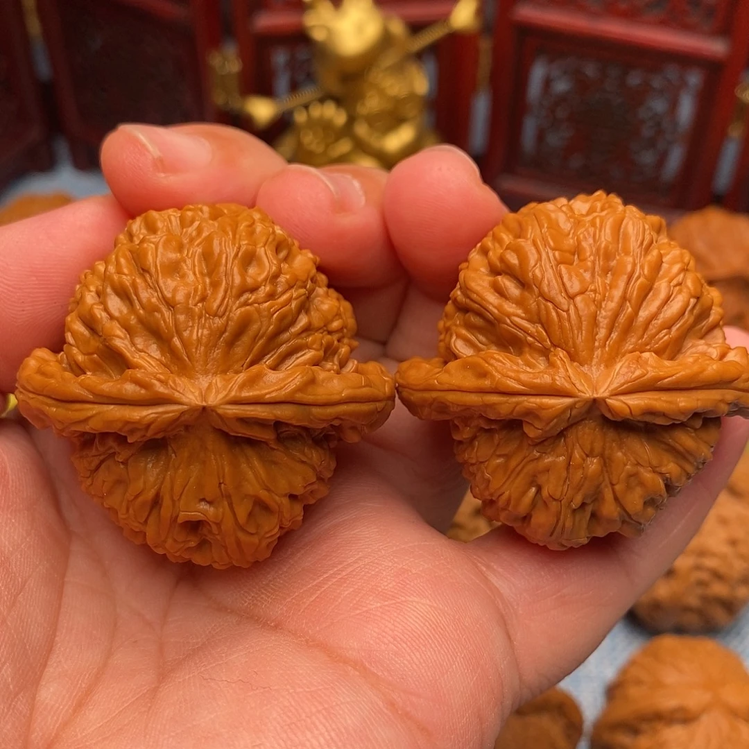 把件文玩核桃43全品绝配白狮子