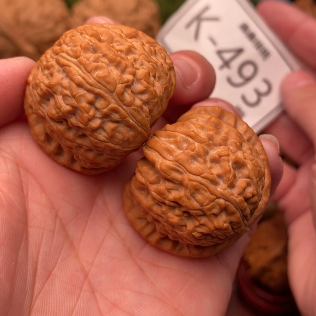 把件桃核球白35….