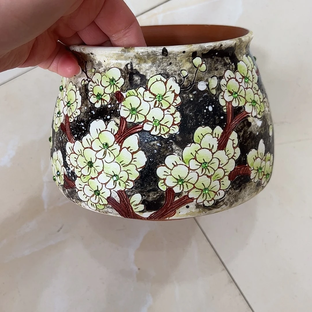 景德镇炫彩手绘口12