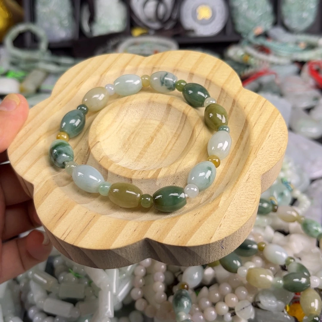 未镶嵌手链翡翠翡翠手串