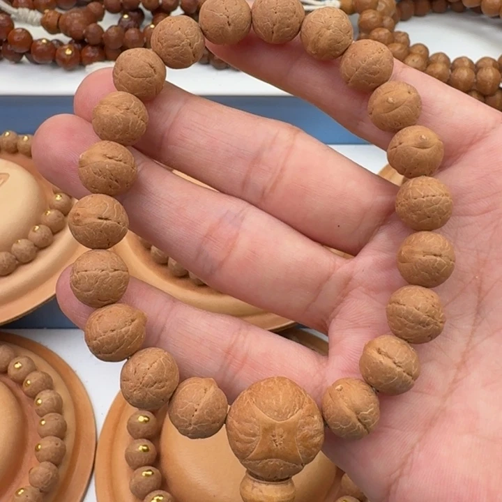 凤眼菩提手串11.5球圆实心籽