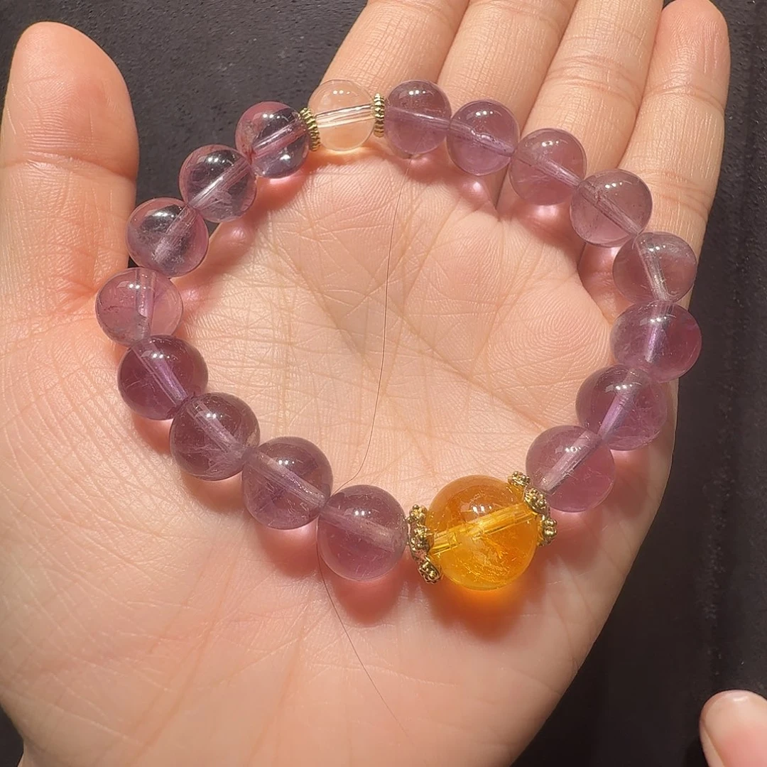 手串水晶未镶嵌紫水晶10mm