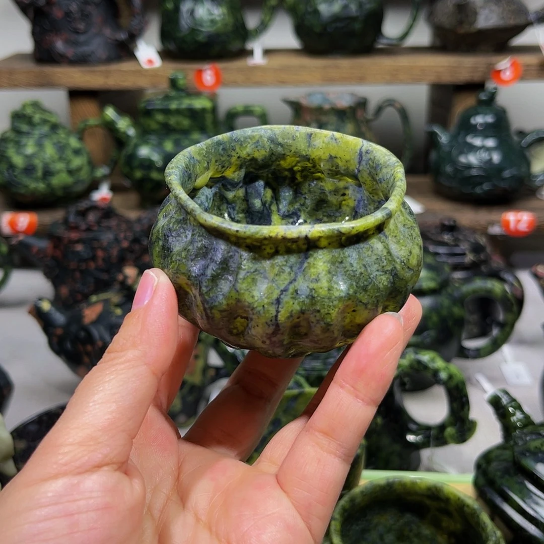 用****2石材藏玉药王石精品主人杯