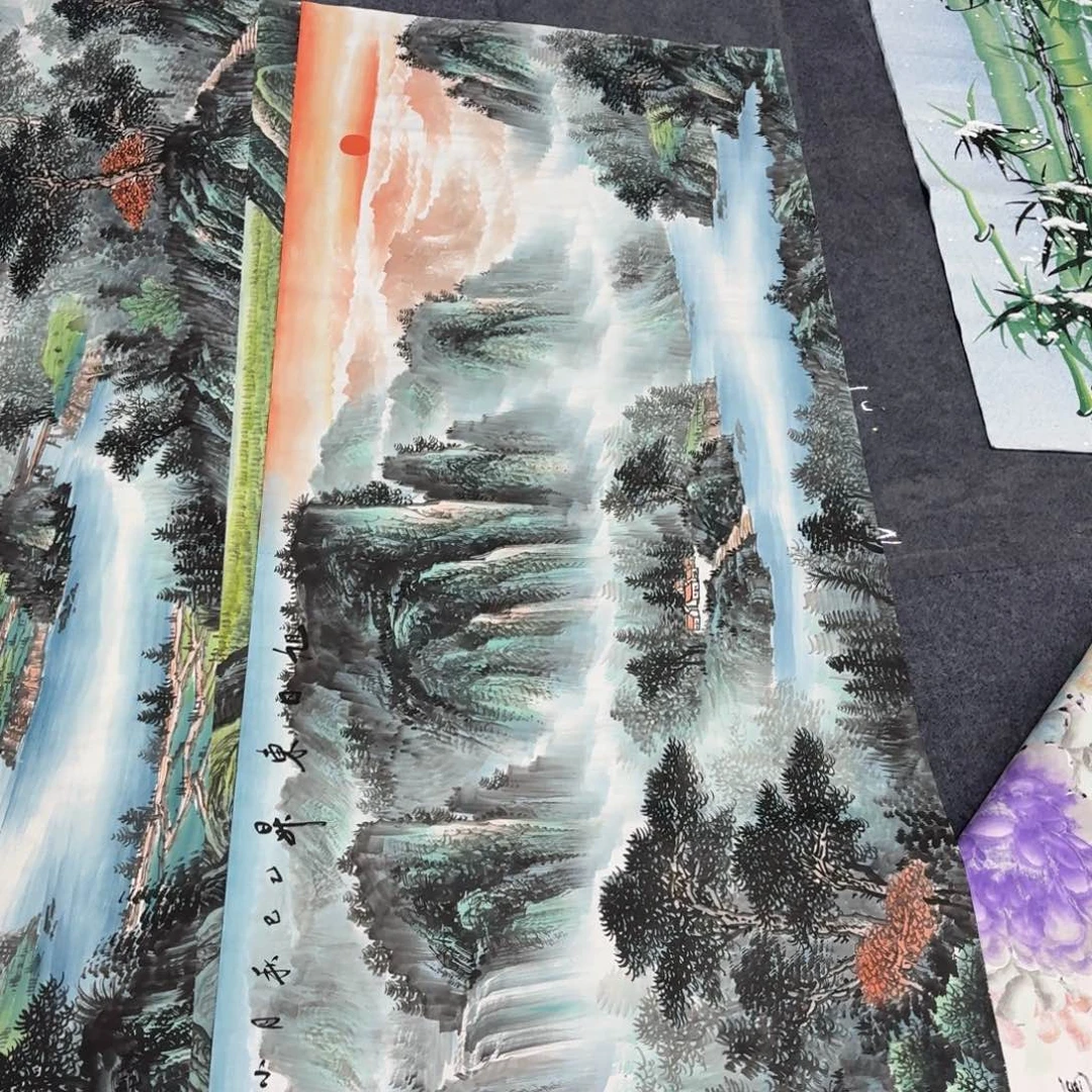 真***香国画180×70精品画画画画