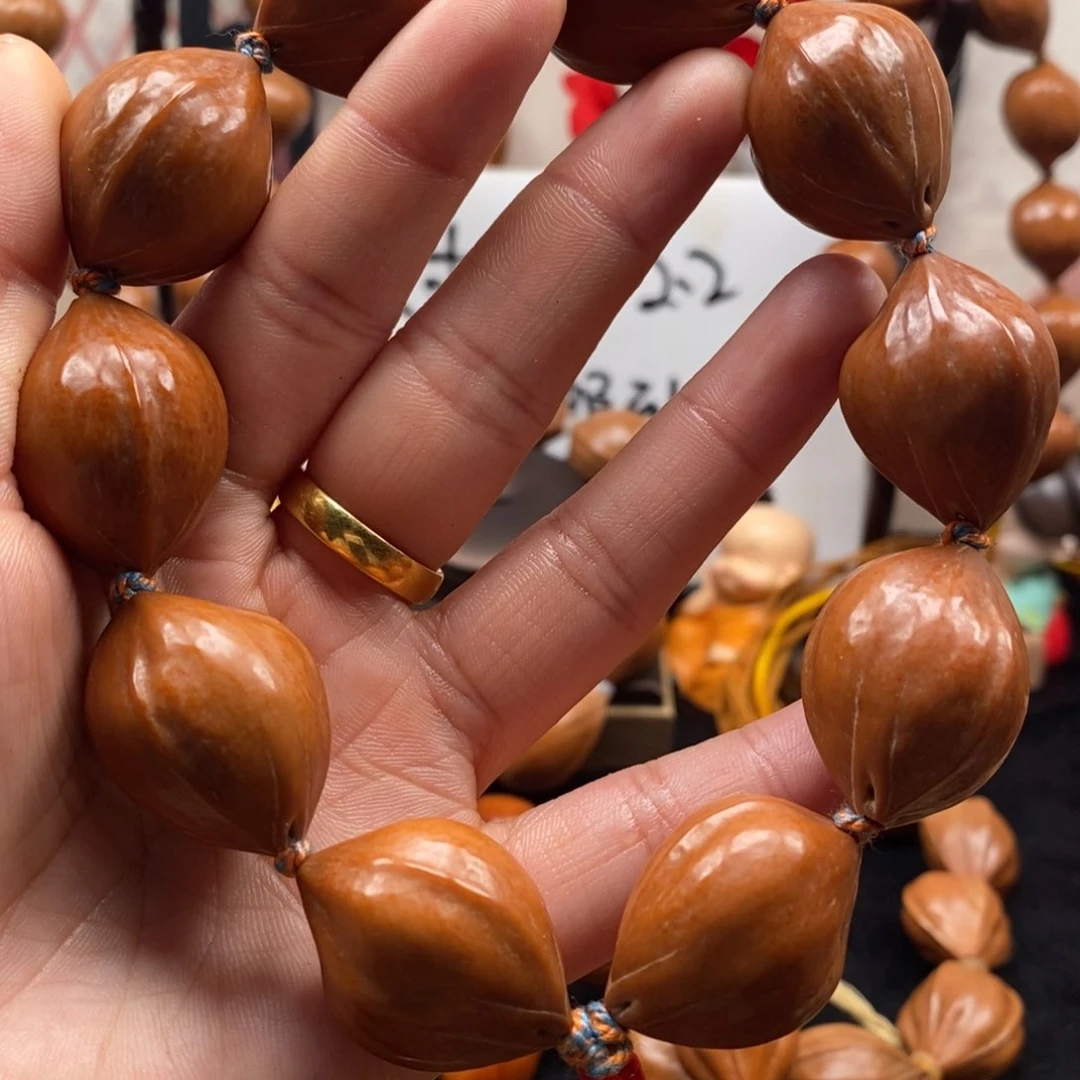 橄榄核手串/手链鸡血红2,2