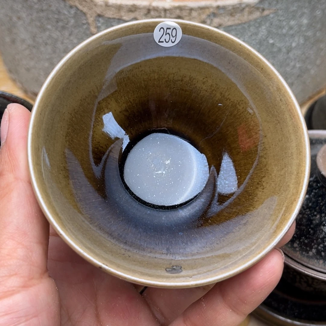 茶盏义兴龙窑坚持真柴烧微瑕