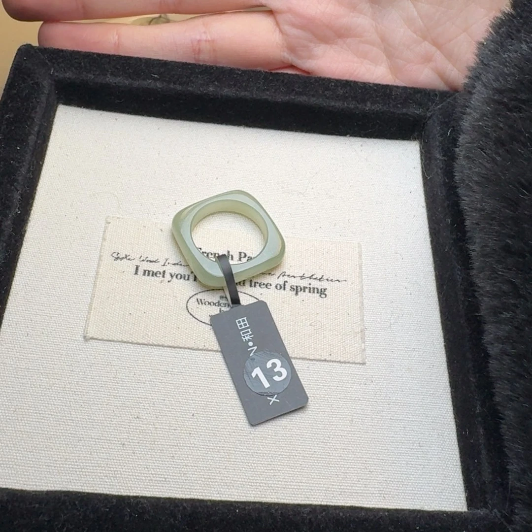 和田玉戒指未镶嵌囍****