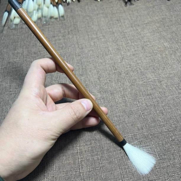 羊毫毛笔映竹系列细嫩光锋烤红竹杆书法练习