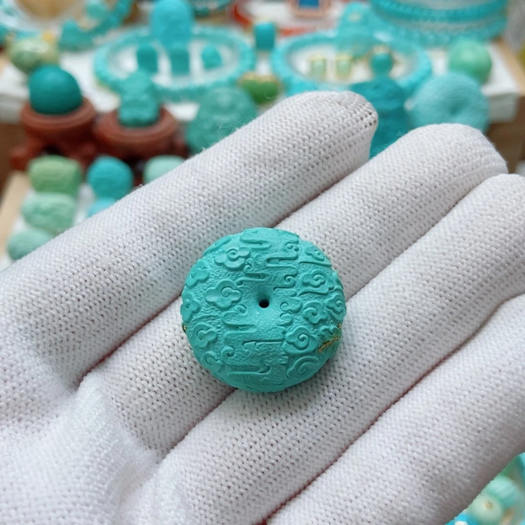 绿松石未镶嵌平安扣