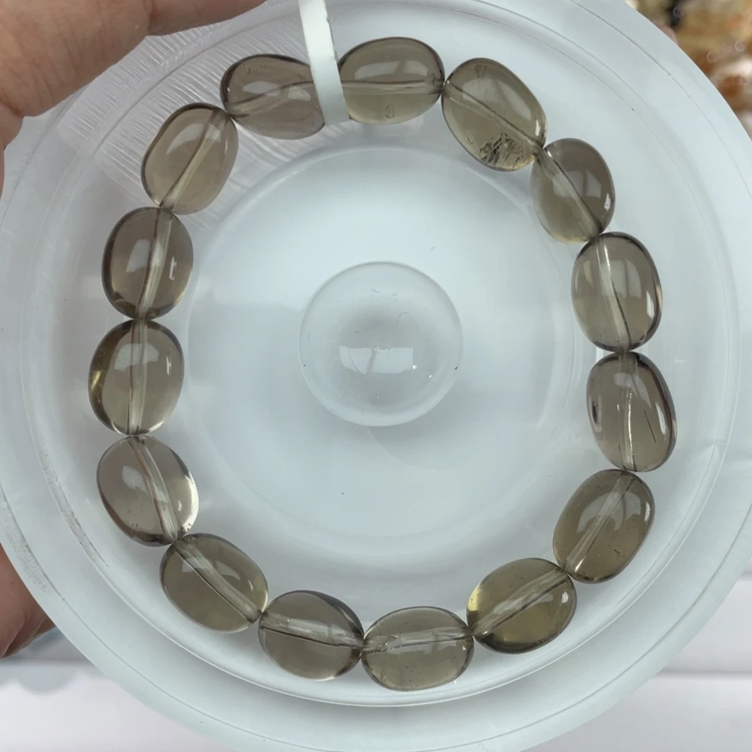 手链未镶嵌水晶008茶水晶豆豆10m+