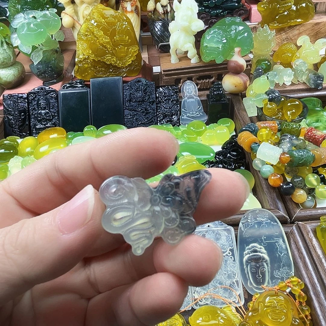 岫玉未镶嵌吊坠(不含链)