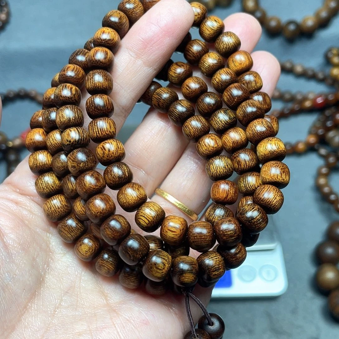 沉香手串富森红土0.8