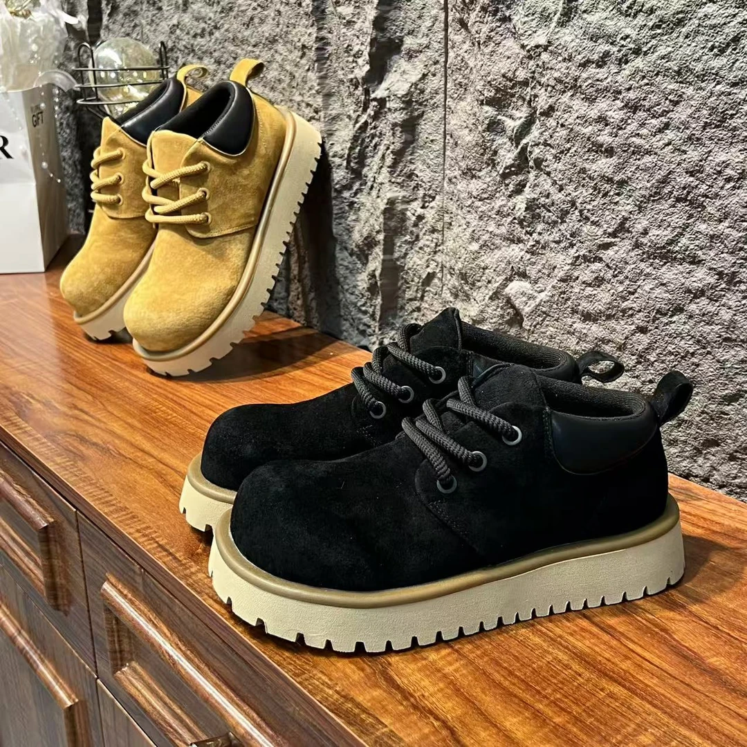 欧洲站2025秋冬季时尚低帮马丁潮男必备轻便百搭休闲男鞋（皮鞋码）