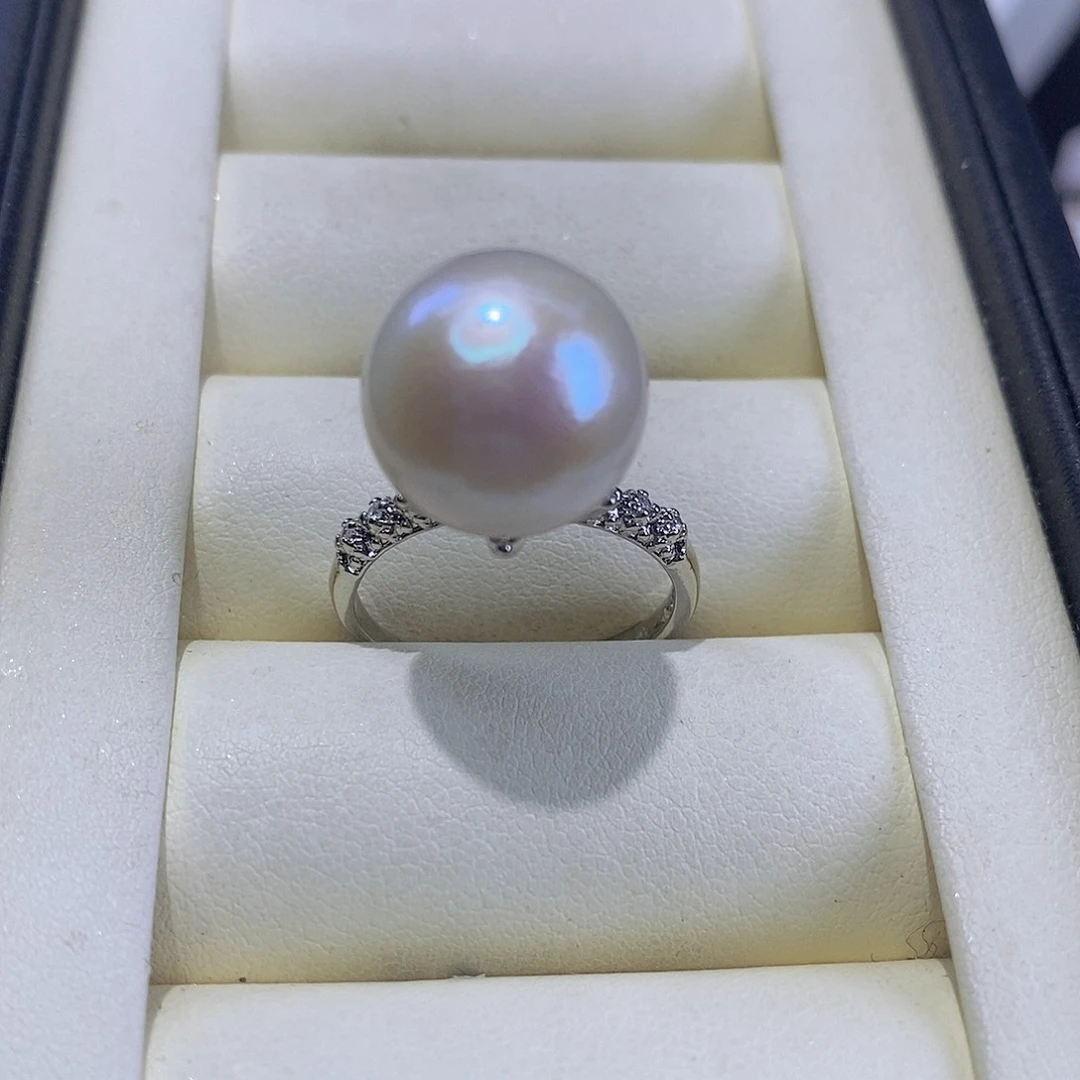 戒指合金淡水珍珠