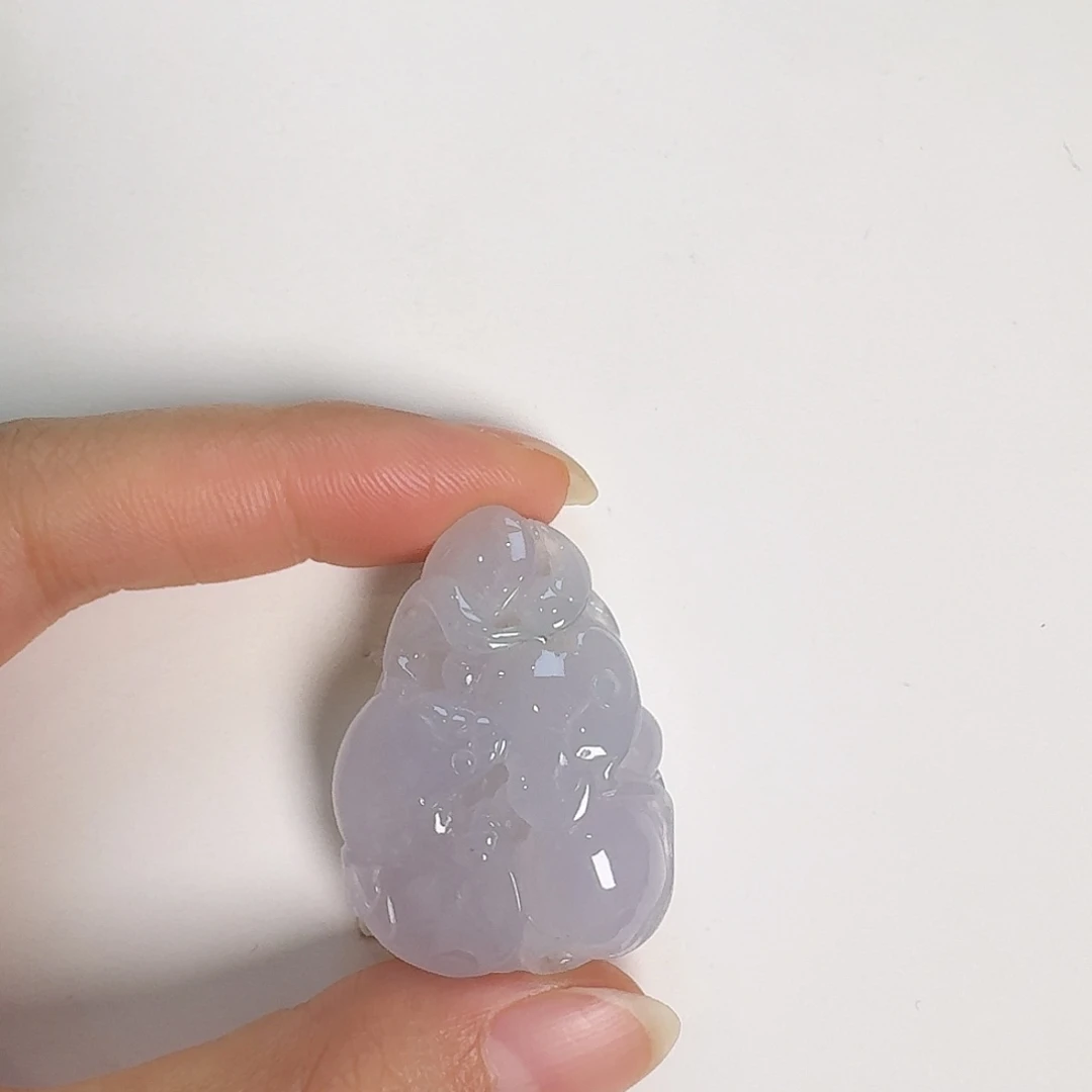 翡翠颈饰未镶嵌福禄吊坠