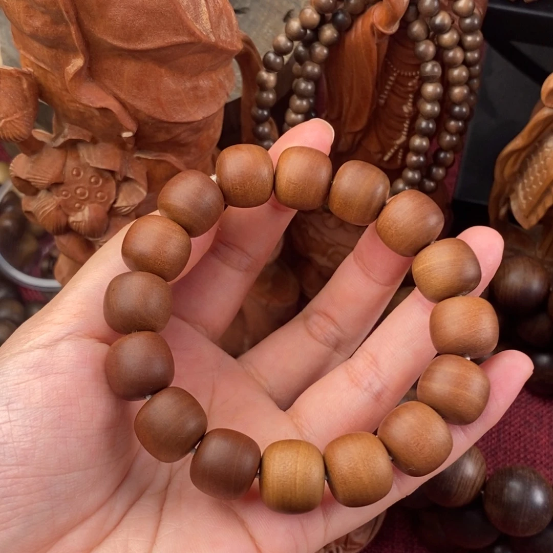 檀香木手串/手链老山檀14×13奶香