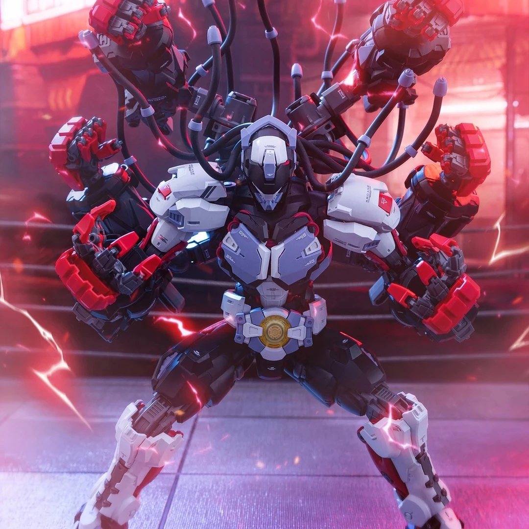 和模线 超限零点第三弹拳击手BAKI拼装模型国创机甲