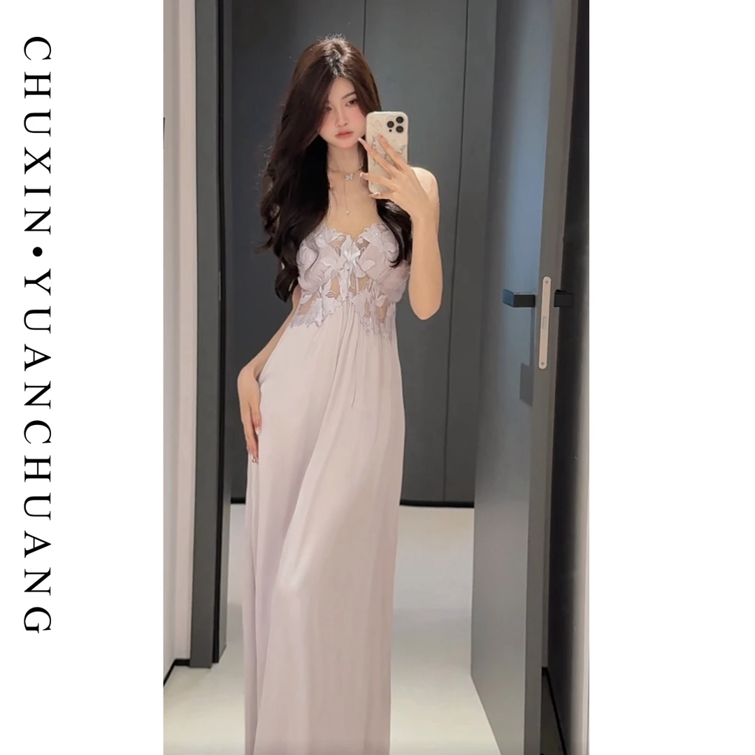 【克拉Crush】吊带睡衣女爆款2025新款女大性感高级感纯欲风睡裙