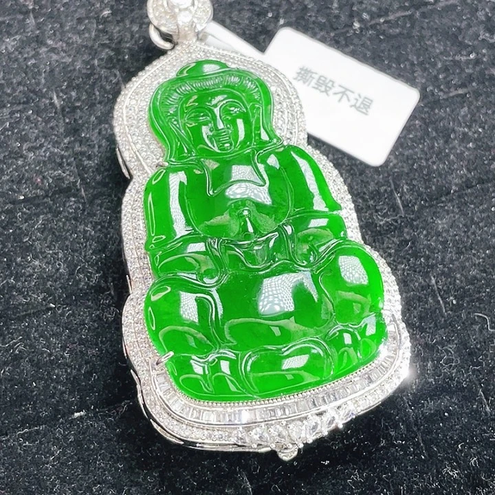 翡翠未镶嵌颈饰80