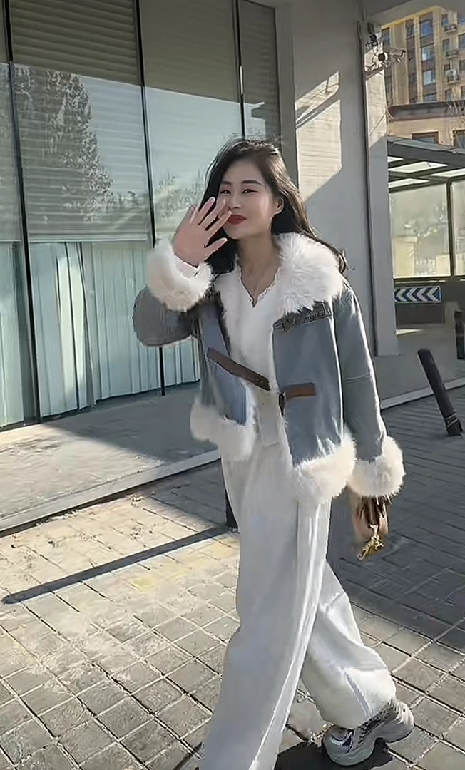 Miss huo 老爹鞋C 灰蓝898-73