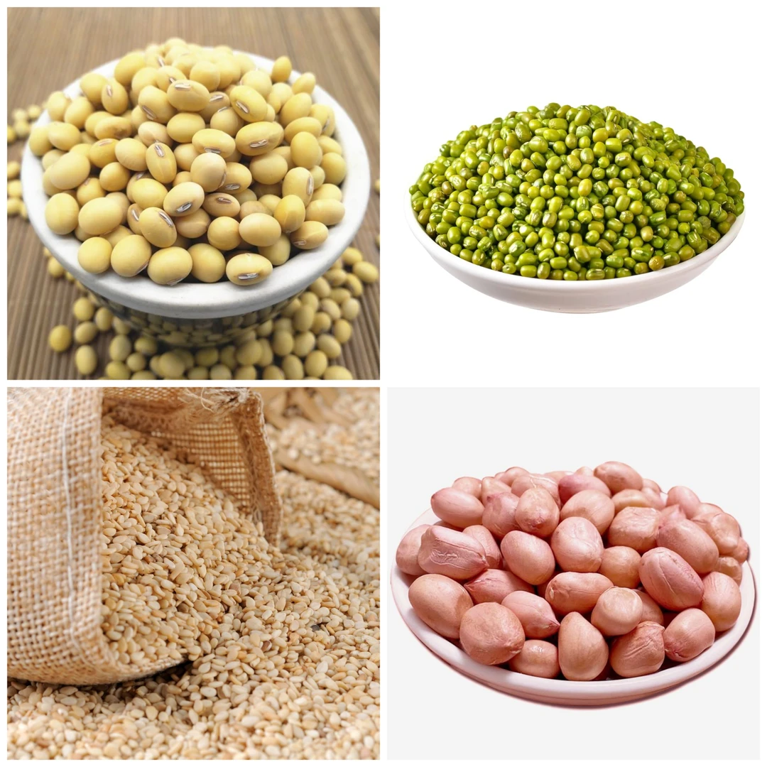 【雅丽书记助农】农家自种黄豆绿豆芝麻