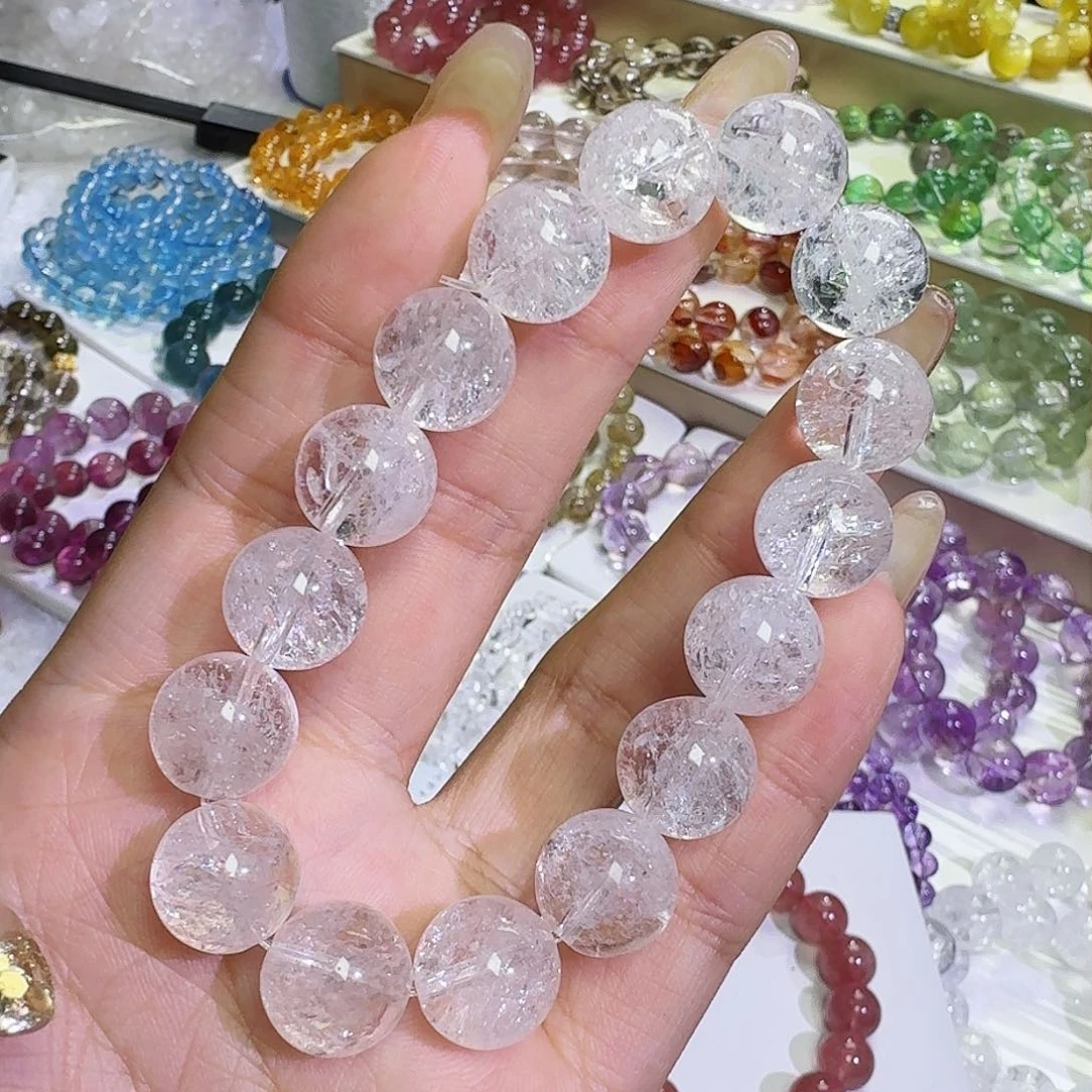 水晶手链未镶嵌w****?白啊塞13